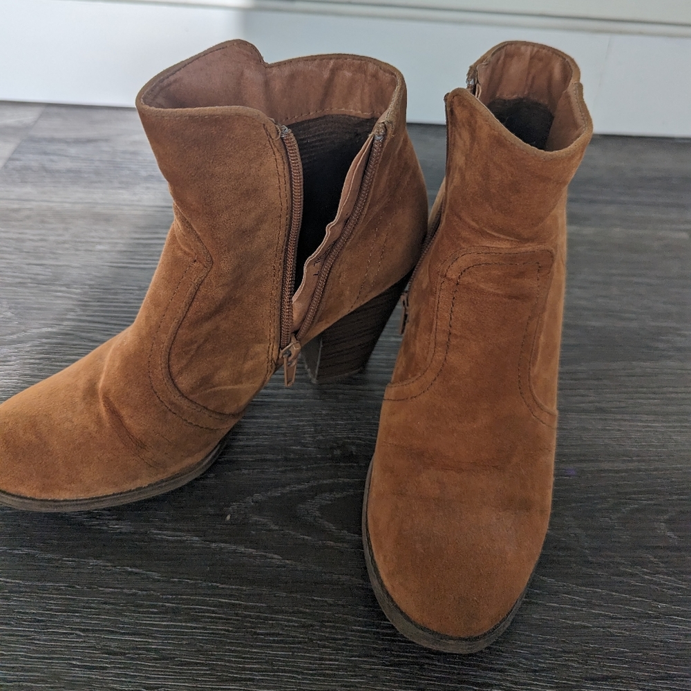 Tan Fall Booties - image 3